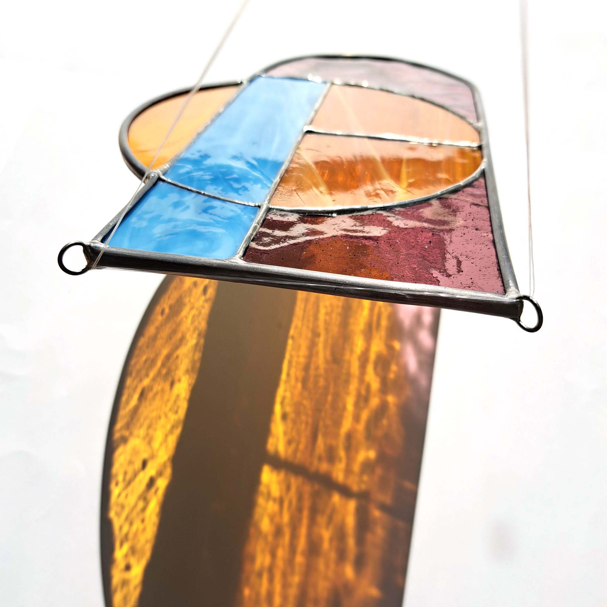 Elisabeth glas in lood suncatcher Glas Studio Nouck
